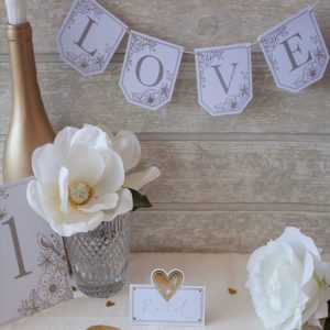 Rachel Ellen Personalised Wedding Bunting