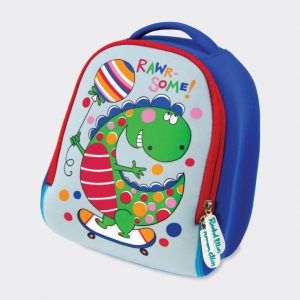 Rachel Ellen Small Neoprene Rucksack- Dinosaur