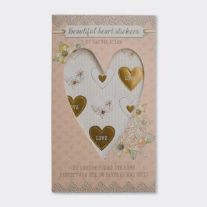 Rachel Ellen Luxury Wedding Heart Stickers x30