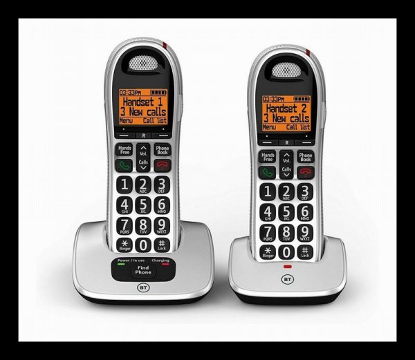 BT 4600 Cordless Phone with Answering Machine - Twin Handsets