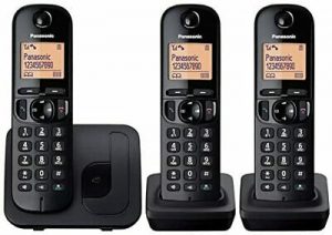 Cordless Phone Panasonic KXTGC213EB Trio DECT Call Blocking Blac