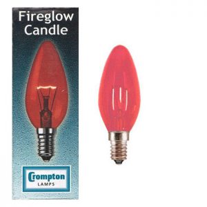 40W Fireglow Candle E14/SES