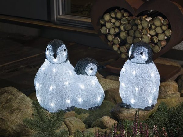 Konst Penguin Family Light Up