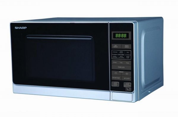 Sharp R272SLM 20 Litre Solo Microwave - Silver - Image 2