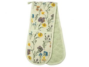 Double Oven Glove Pressed Flower