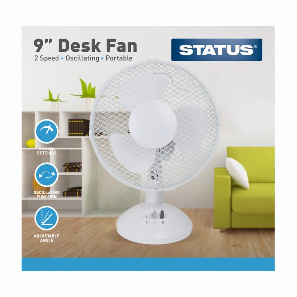 Status 9" Desk Fan S9DESKFAN
