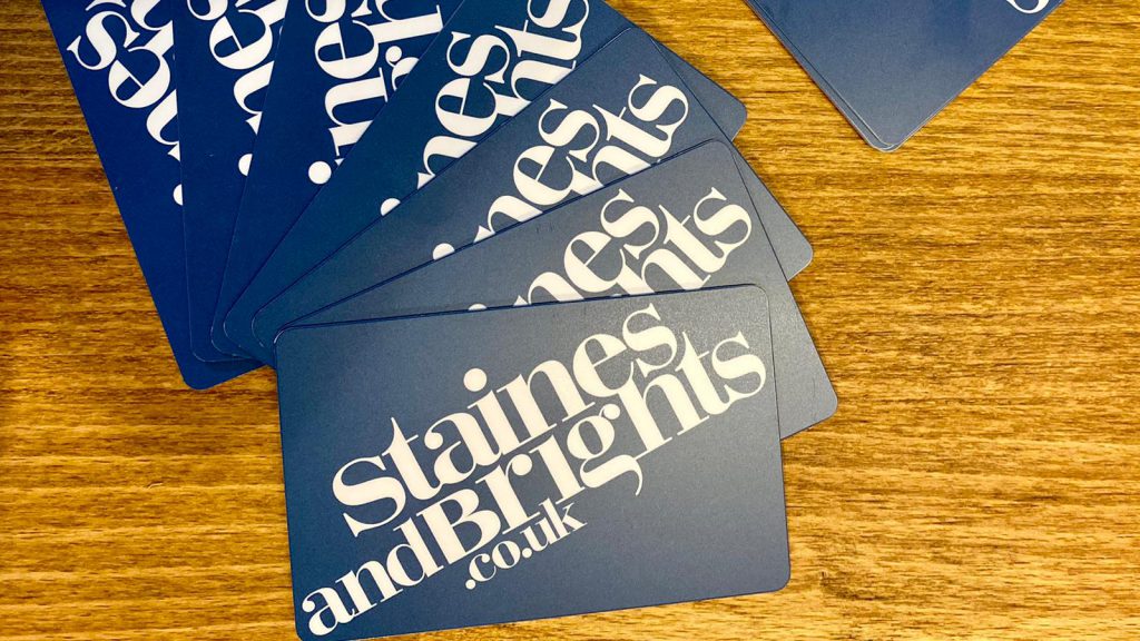 staines andbrighst loyalty cards
