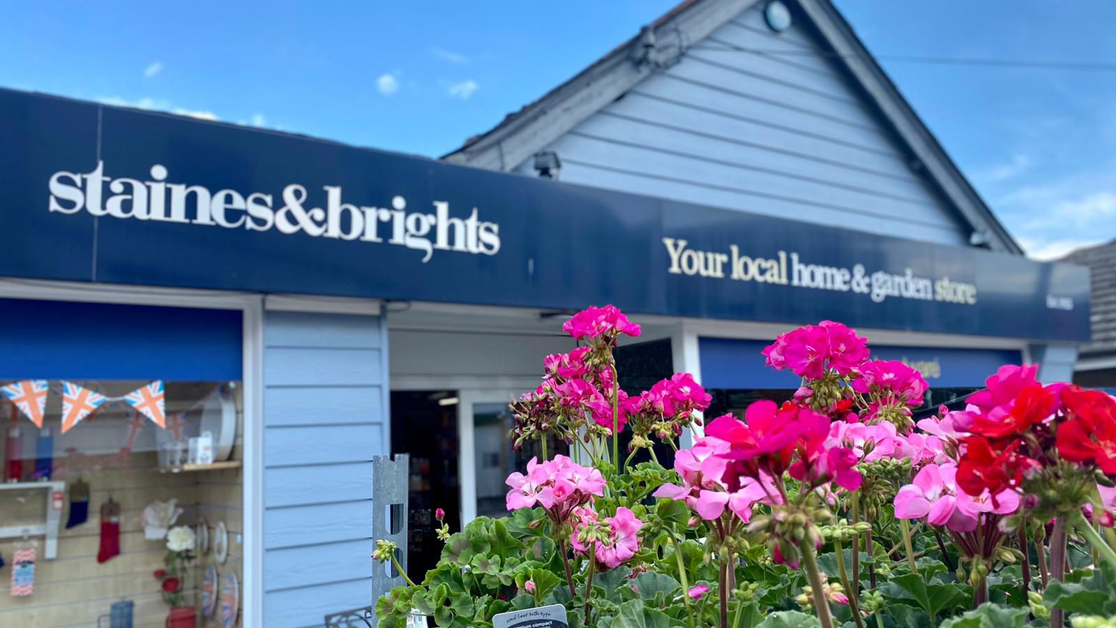 staines and brights shop front