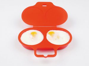 Good2Heat Microwave Egg Poacher Red