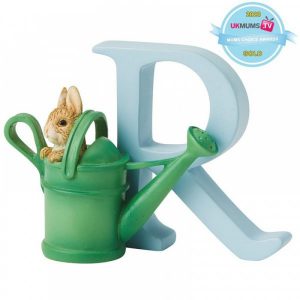 BeatrixPotter “R” – Peter Rabbit in Watering Can
