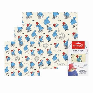 Paddington Bear Set Of 3 Assorted Beeswax Wraps