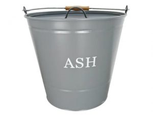 Manor Ash Bucket With Lid Charcoal