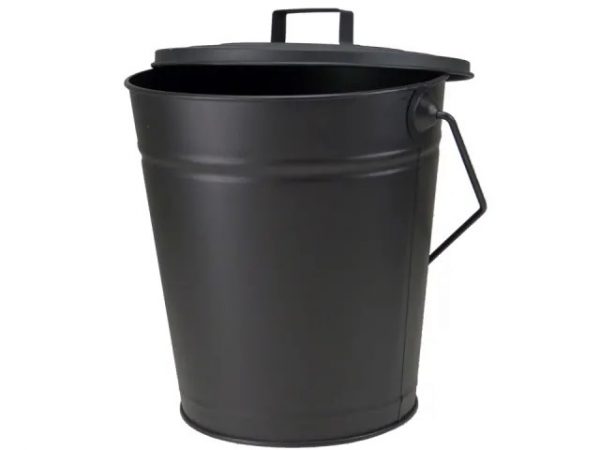 Manor Dudley Lidded Coal Bucket Black