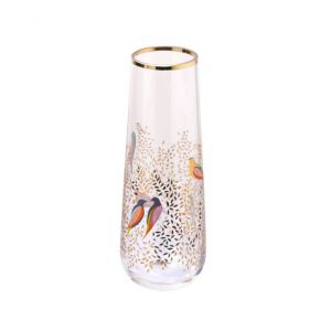 Sara Miller London Portmeirion Chelsea Single Stem Glass Vase