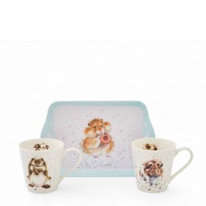 Wrendale Designs Diet Starts Tomorrow Mug and Tray Set