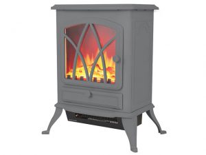 Warmlite Stirling Electric Stove 2kW Grey