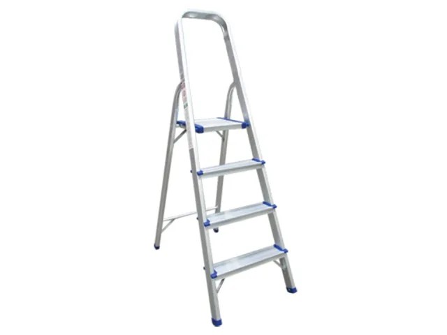HomeValue Aluminium Step Ladder 4 Step
