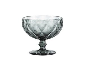 RavenHead Gemstone Smoke Footed Sundae Dish