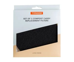 Typhoon Set of 2 Compost Caddy Replacement Filters