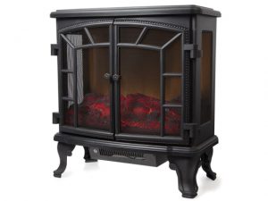 Rochester Electric Fireplace Heater Black WL46020