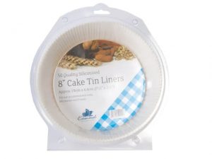 Essentials Greaseproof Cake Tin Line 8in x 50