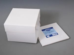 Essentials Stapleless Cake Box + Lid 8in