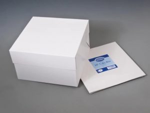 Essentials Stapleless Cake Box + Lid 10in