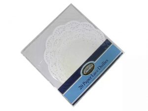 Essentials Disposable Doilies White Assorted x 20