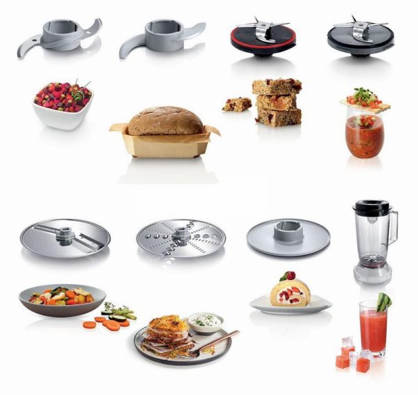 Bosch MCM3501MGB MultiTalent 3 Compact 800W Food Processor - Image 2