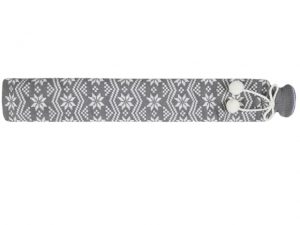 Hot Water Bottle Long Grey Nordic