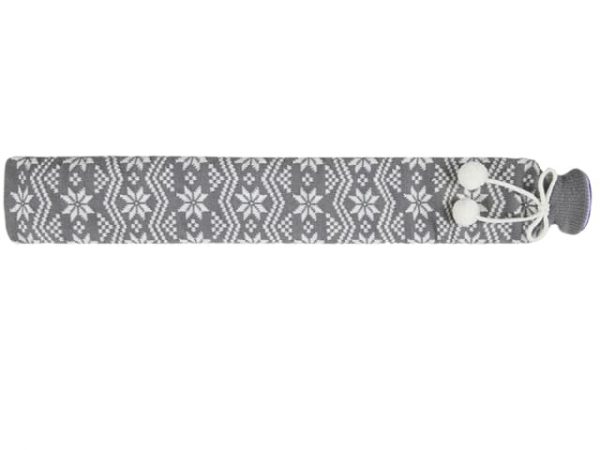 Hot Water Bottle Long Grey Nordic