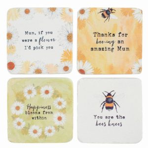 A Daisy Picking Coaster (Single)- Assorted Designs