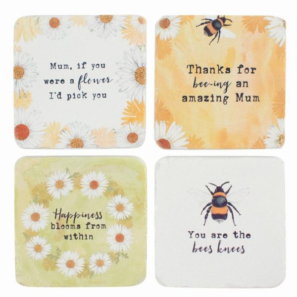 A Daisy Picking Coaster (Single)- Assorted Designs