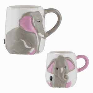 Price&Kensington Mug Elephants Set Of Two
