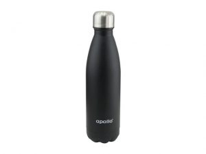 Apollo Bottle Flask Stainless Steel Black 500ml