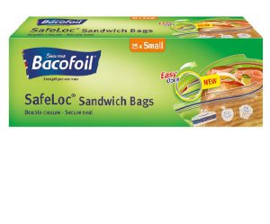 Bacofoil Safeloc Sandwich Bag x 25 Small