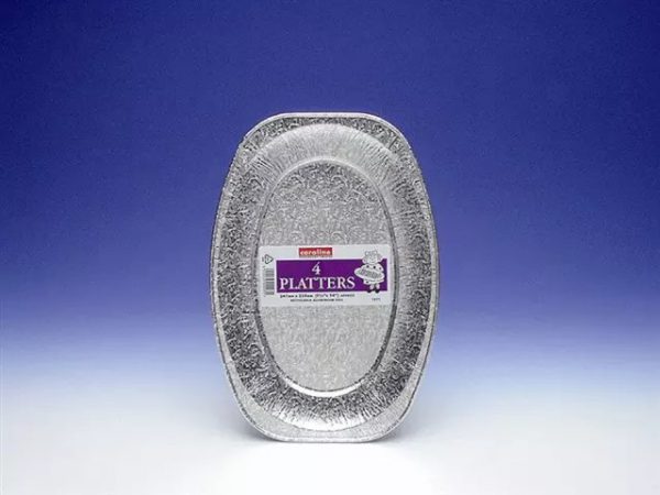 Caroline Foil Platter 14in x 4