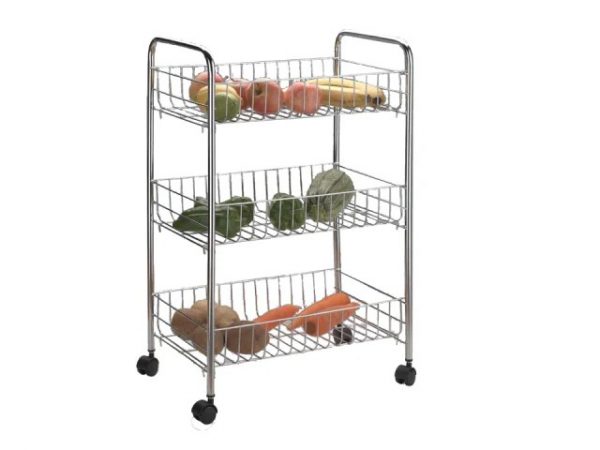Apollo Vegetable Trolley Chrome