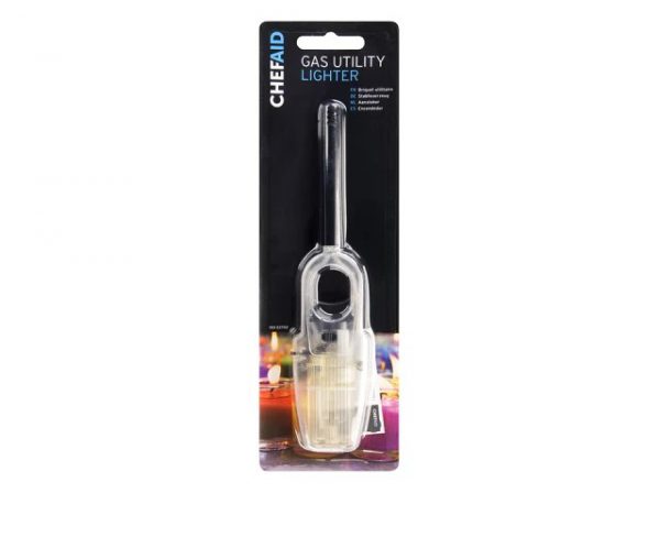 Chefaid Gas Lighter Clear Refillable