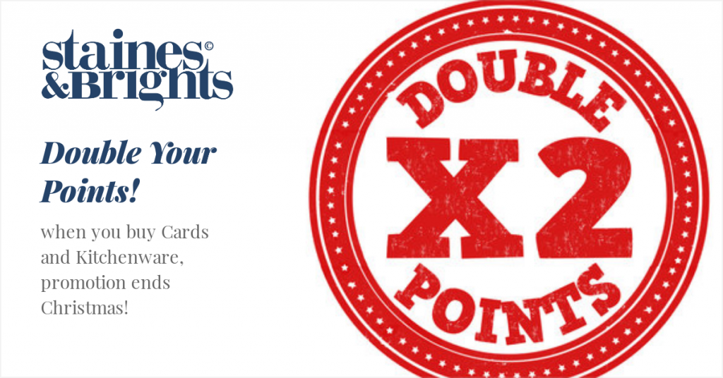 staines and brights double points promo