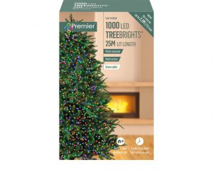 Premier Multi-Action Tree Bright 1000LED 8H Multi-Coloured