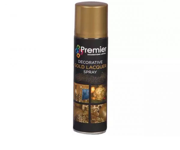 Premier Lacquer Spray Gold