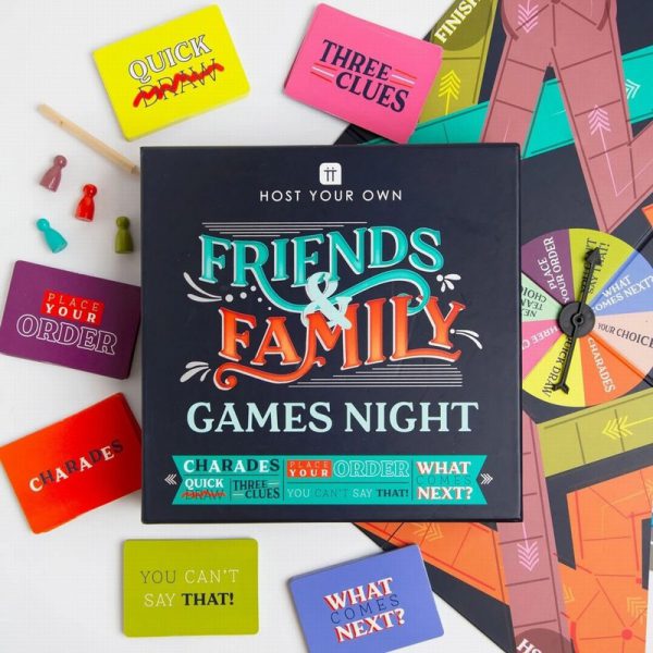 Talking Tables Friends And Family Games Night