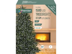 Premier Treebrights 37.5M Lit Length White With Green Cable