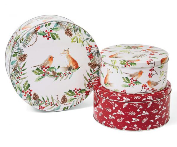 Cooksmart Cake Tins A Winters Tale x 3