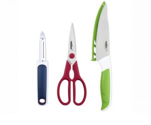 Zyliss Preparation Set Peeler/ Scissors/ Utility Knife