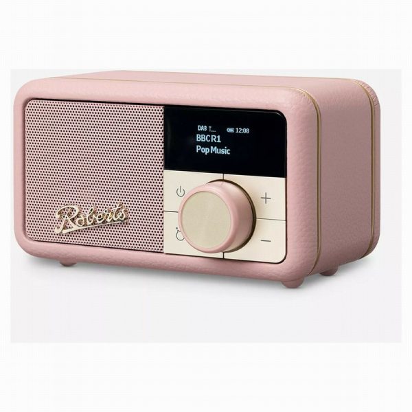 Roberts Revival Petite DAB/DAB+/FM Bluetooth Radio - Dusky Pink