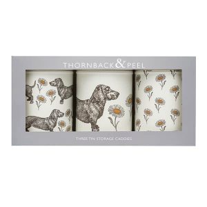 Thornback And Peel Round Caddies Dog And Daisy Assorted