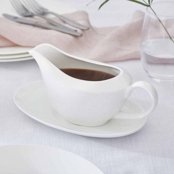 Serendipity Gravy Boat And Stand