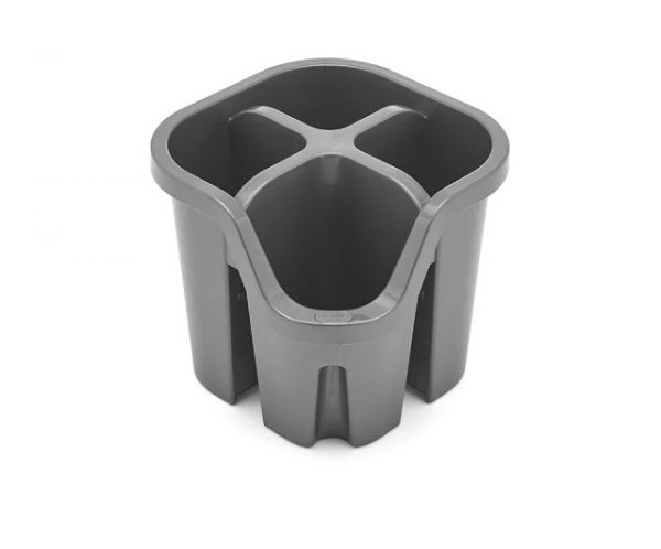 Addis Cutlery Drainer Metallic- 4 Compartment